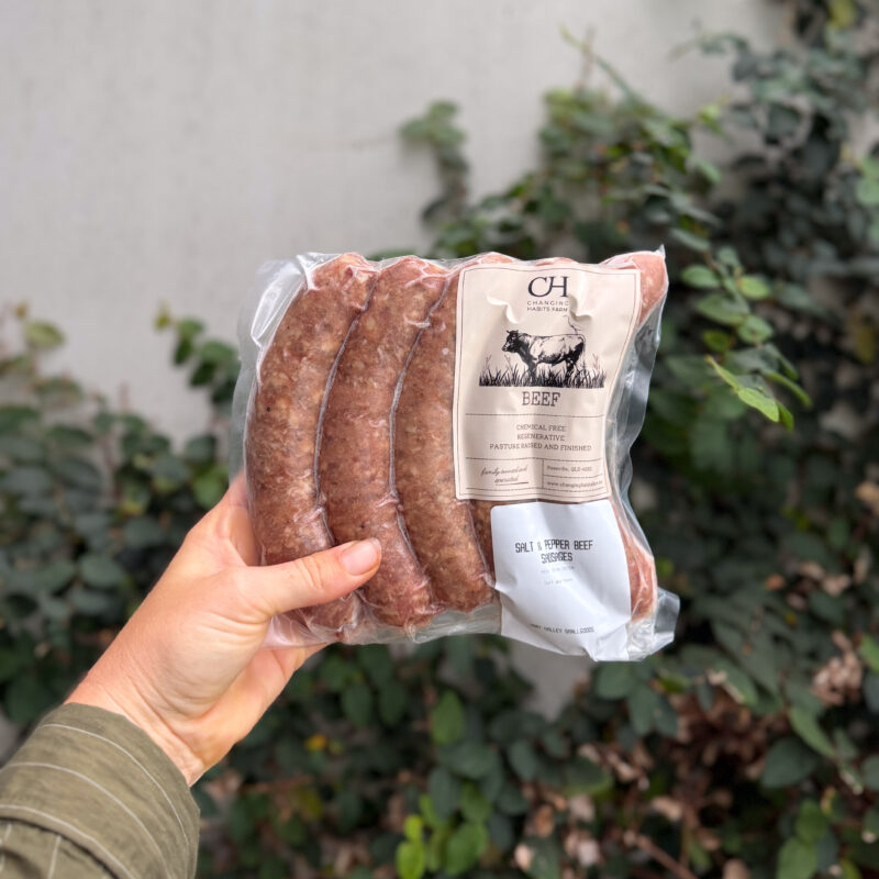 Salt and Pepper Sausages