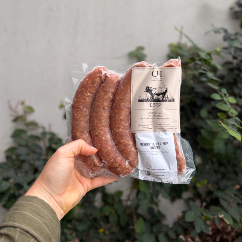 Plain Beef Sausages